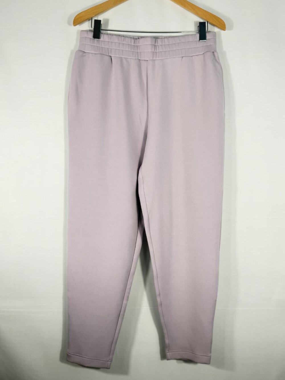 Varley The Slim Pant 25 Raindrops Large NWT Lavender Athleisure Travel Pants